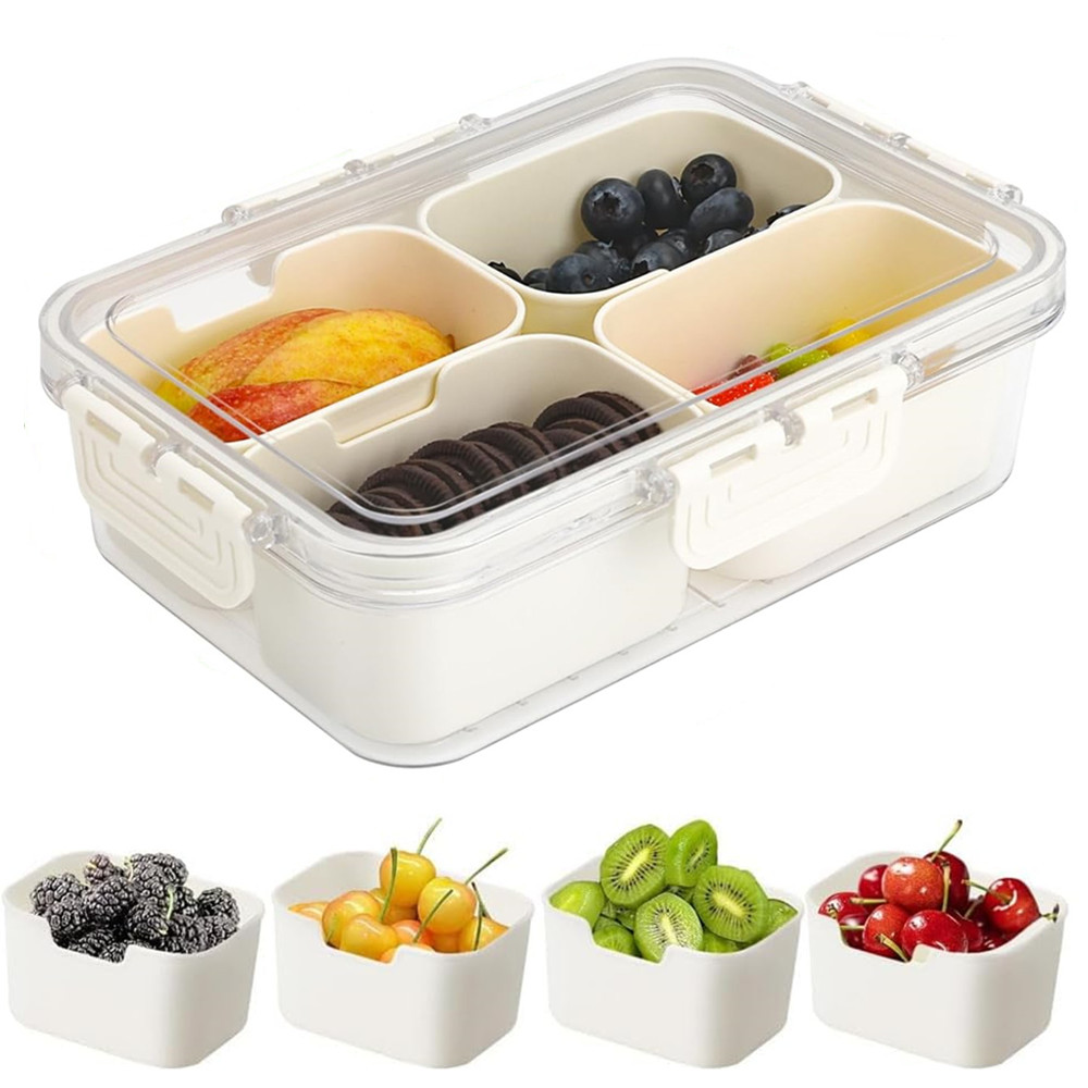 Food Storage Drawer Organizer - Portable Food Storage Box, Snack Storage