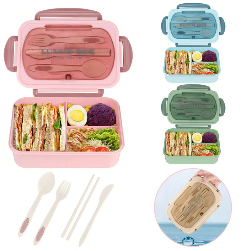 Food Storage Drawer Organizer - 3pcs/1pc Bento Box Adult Lunch Box,