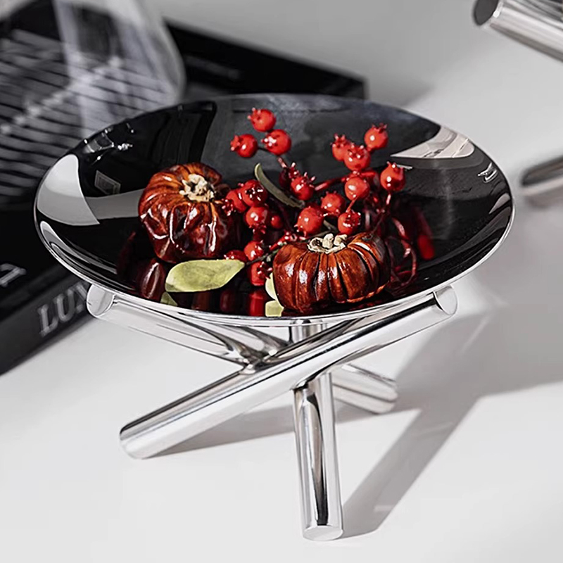 Food Storage Room - Kitchen Decorative Fruit Tray Stainless Steel