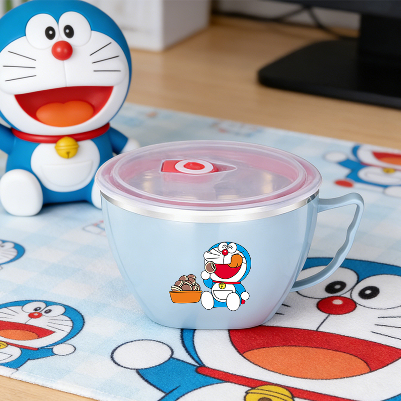 Food Storage Room - Doraemon Large Capacity Stainless Steel Bowl