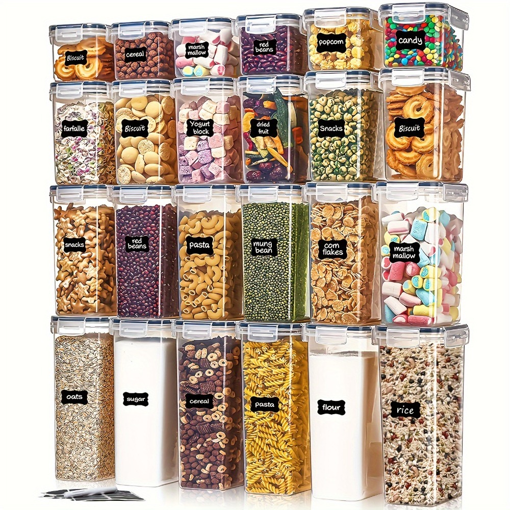 24Pcs Food Storage Containers  - đánh giá và giá Food Storage With Dividers