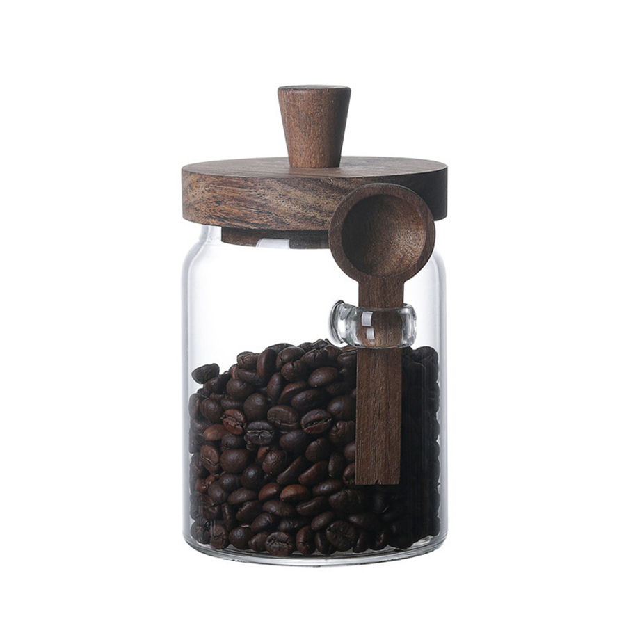 Glass Food Storage Containers  - đánh giá và giá Food Storage Jars With Wooden Lids