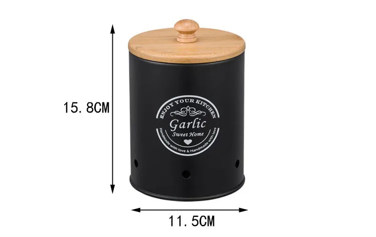Metal Canisters Set of 3,Potat - đánh giá và giá Food Storage Jars With Wooden Lids