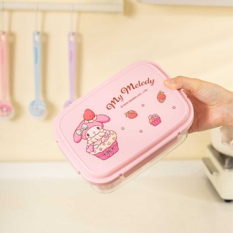 Hello Kitty Kuromi Food Storag - đánh giá và giá Food Storage With Dividers