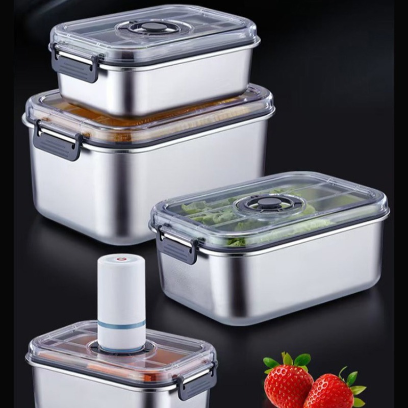 Stainless Steel Vacuum Food Co - đánh giá và giá Food Storage Drawer Organizer