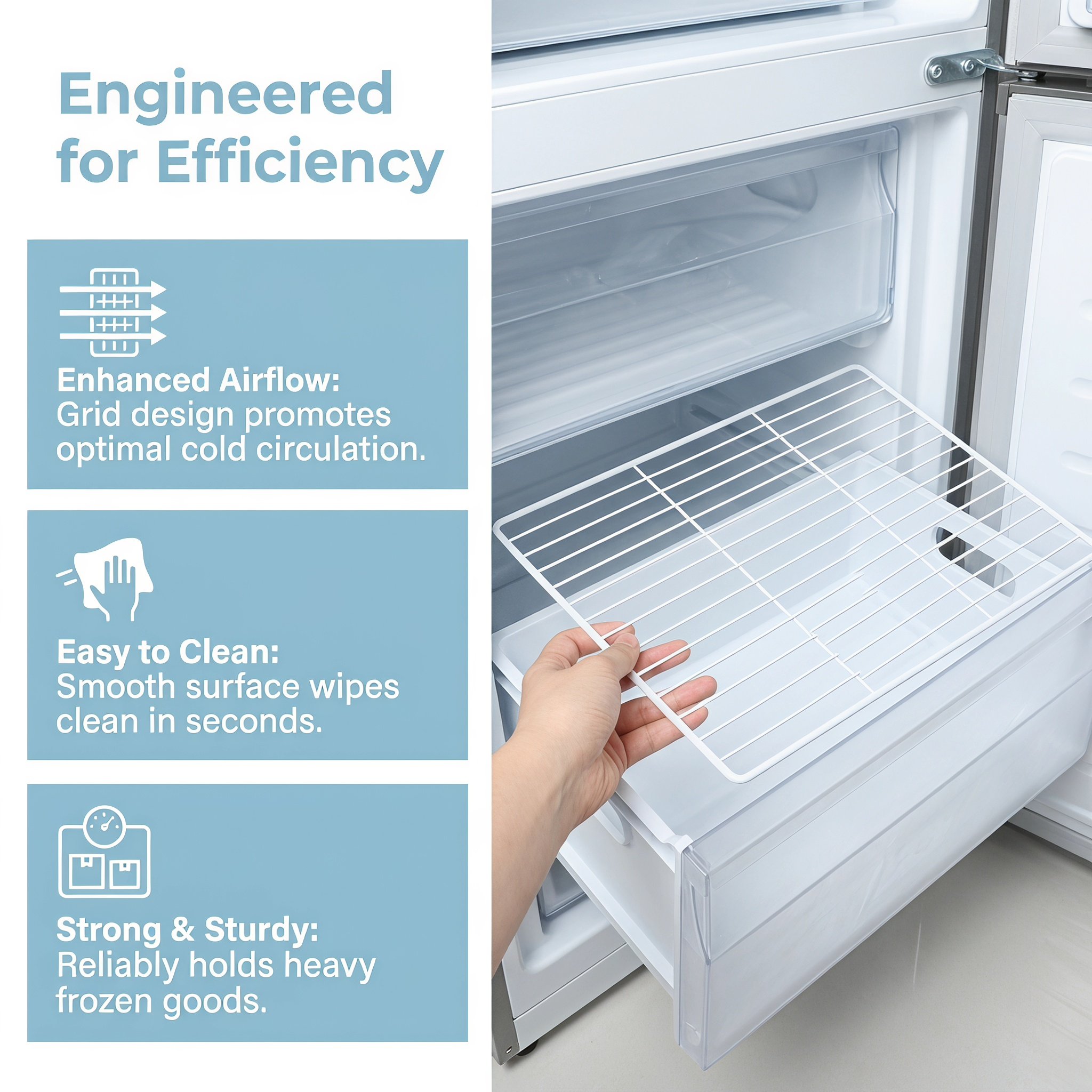 Chest Freezer Metal Wire Shelf - đánh giá và giá Food Storage With Dividers