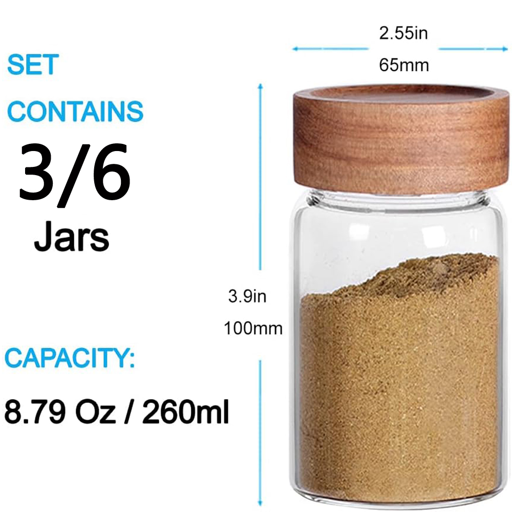 Glass Food Storage Jars With S - đánh giá và giá Food Storage Jars With Wooden Lids