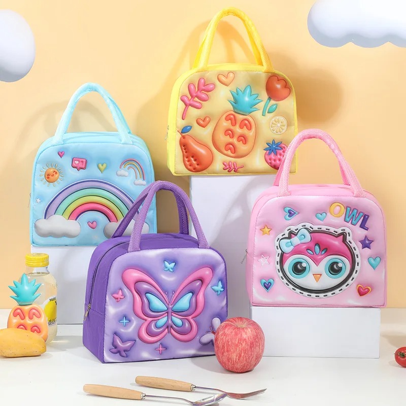 Children's Lunch Box Bag 3D Ca - đánh giá và giá Food Storage Room