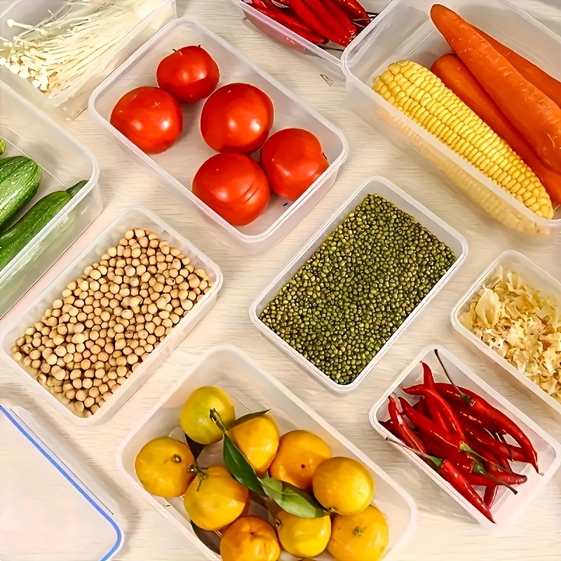 8Pcs Set Includes 4 Containers - đánh giá và giá Food Storage Drawer Organizer