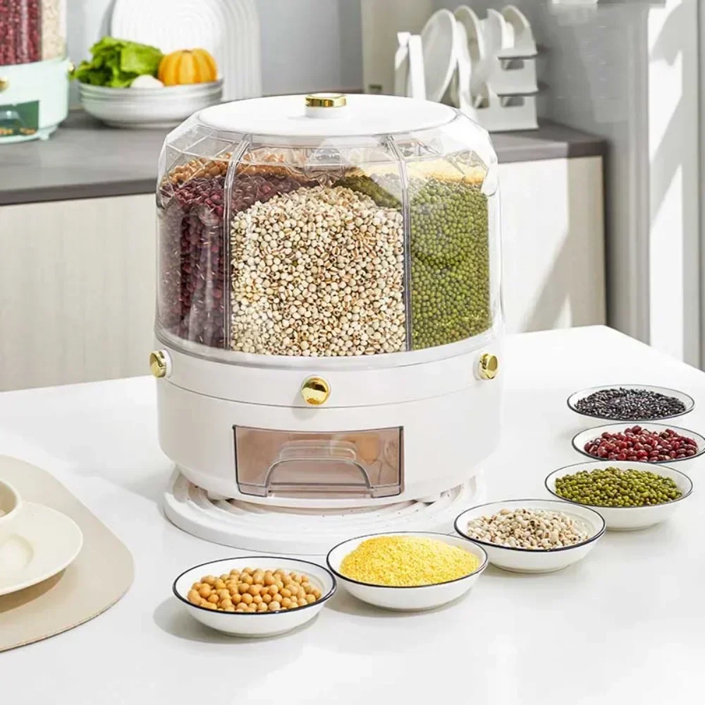 Food Grade Rotating Grain Disp - đánh giá và giá Food Storage Drawer Organizer