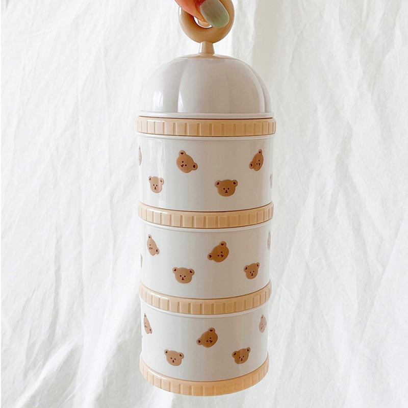 Cute Bear Milk Powder Box Baby - đánh giá và giá Food Storage For Baby