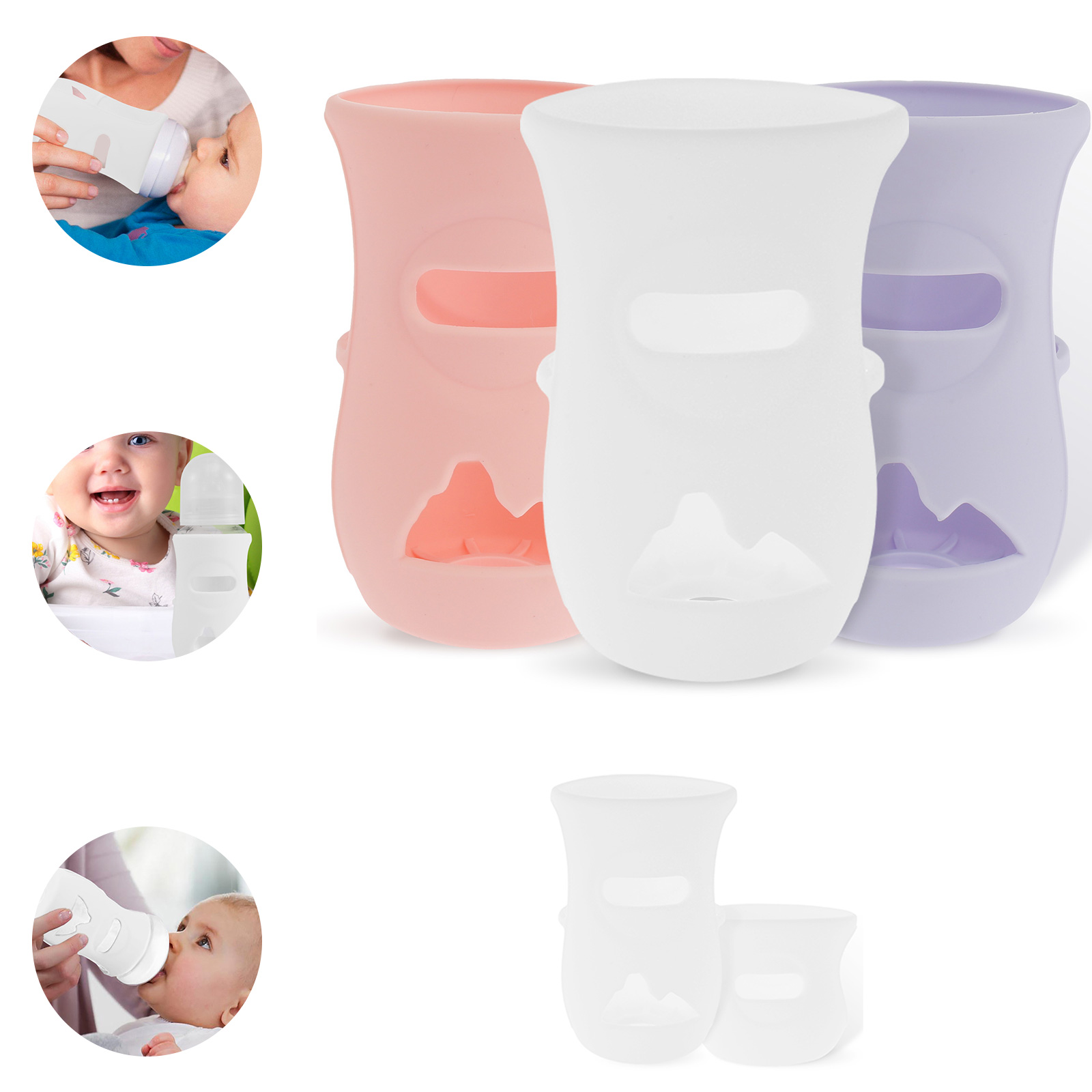 Silicone Sleeves Silicone Baby - đánh giá và giá Food Storage For Baby