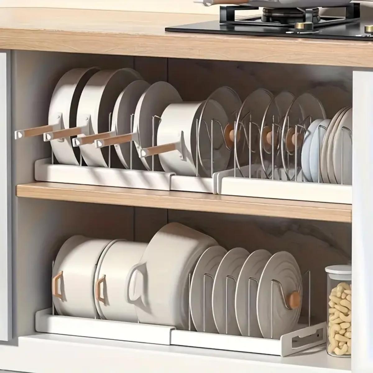 Expandable Kitchen Pot Pan Org - đánh giá và giá Food Storage With Dividers