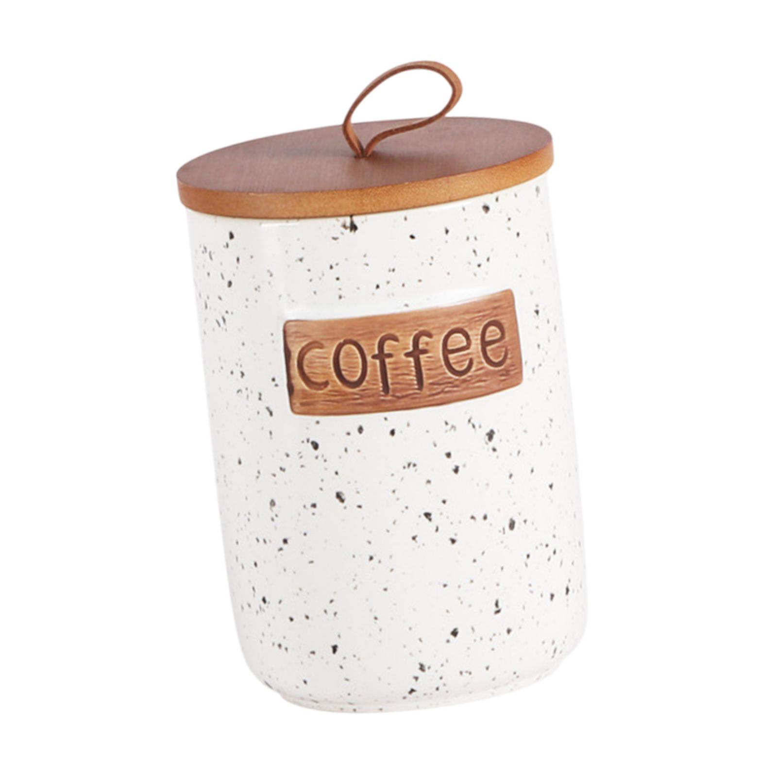 Ceramic Food Storage Container - đánh giá và giá Food Storage Jars With Wooden Lids