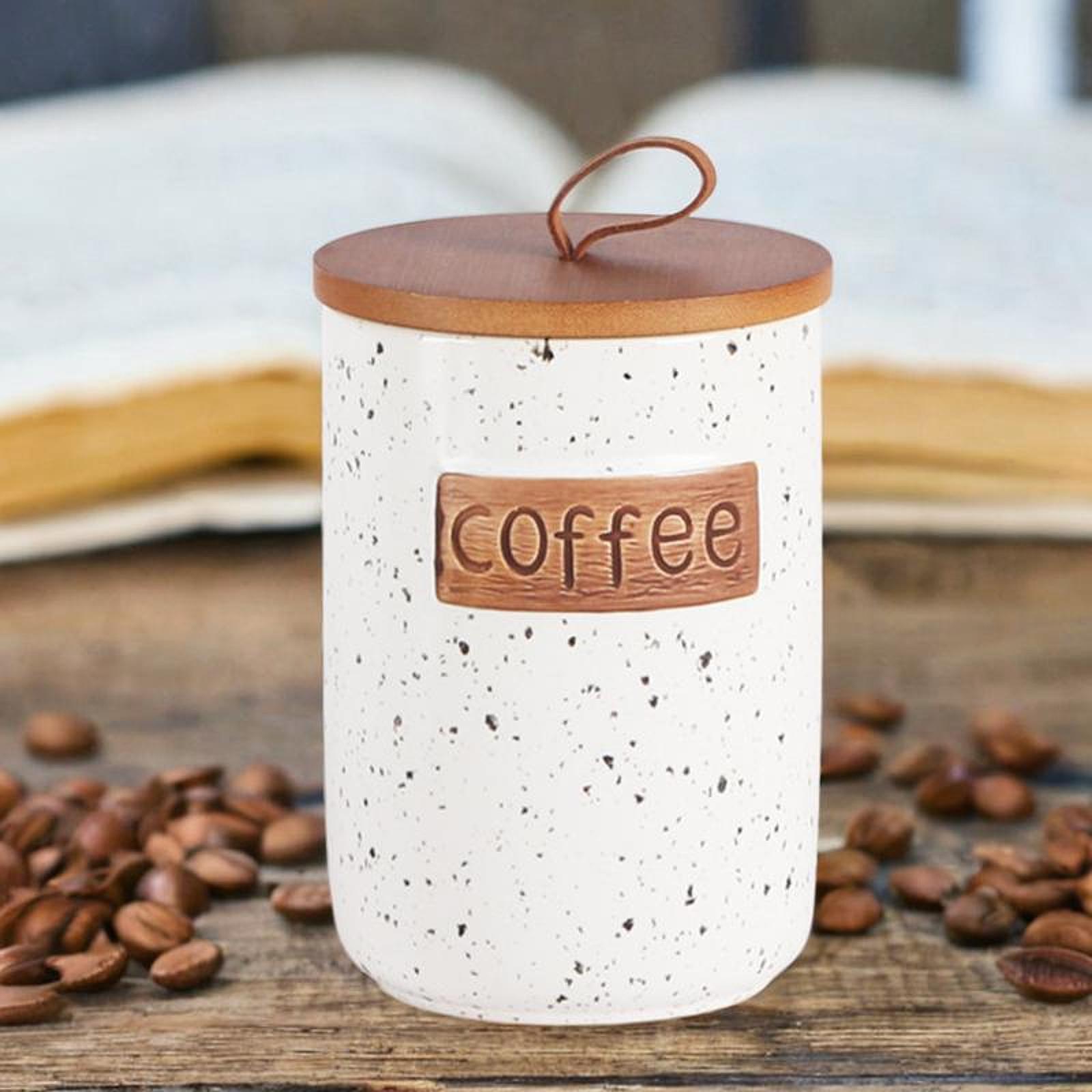 Ceramic Food Storage Container - đánh giá và giá Food Storage Jars With Wooden Lids