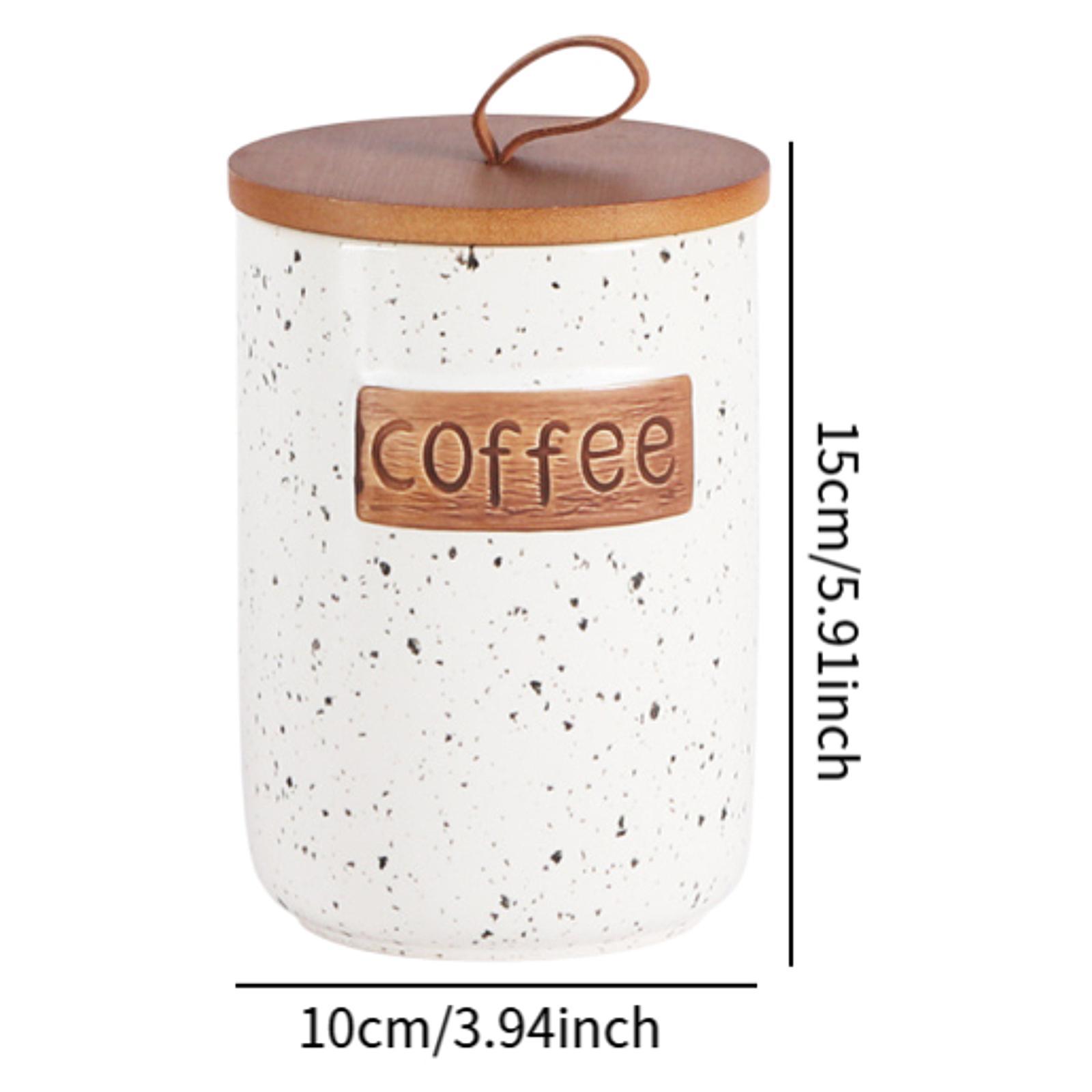 Ceramic Food Storage Container - đánh giá và giá Food Storage Jars With Wooden Lids
