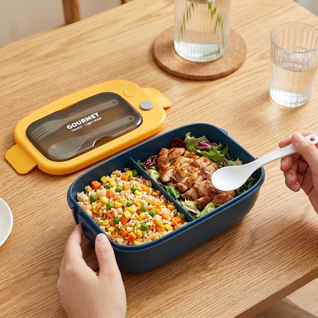 Microwavable Plastic Bento Box - đánh giá và giá Food Storage Drawer Organizer