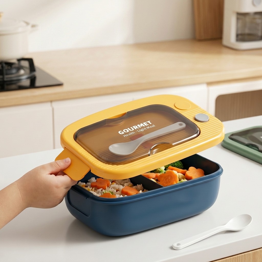 Microwavable Plastic Bento Box - đánh giá và giá Food Storage Drawer Organizer