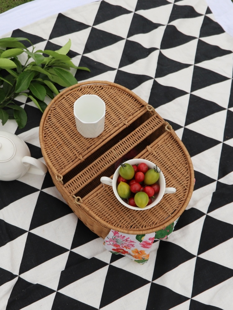 FenEr Wicker Camping Picnic Ba - đánh giá và giá Food Storage Brands