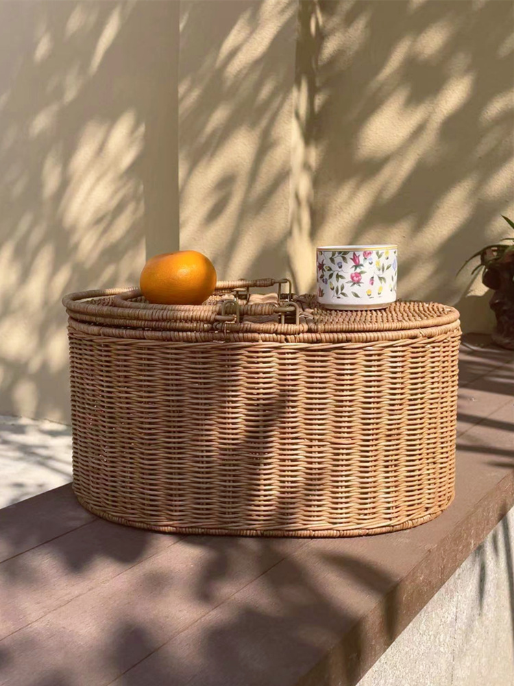 FenEr Wicker Camping Picnic Ba - đánh giá và giá Food Storage Brands