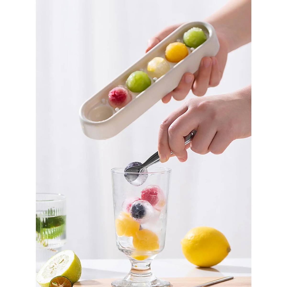 1 Round Ice Hockey Mold, Silic - đánh giá và giá Food Storage Frozen