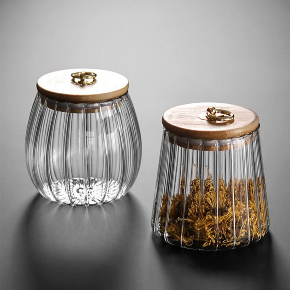 Food Container Kitchen Storage - đánh giá và giá Food Storage Jars With Wooden Lids