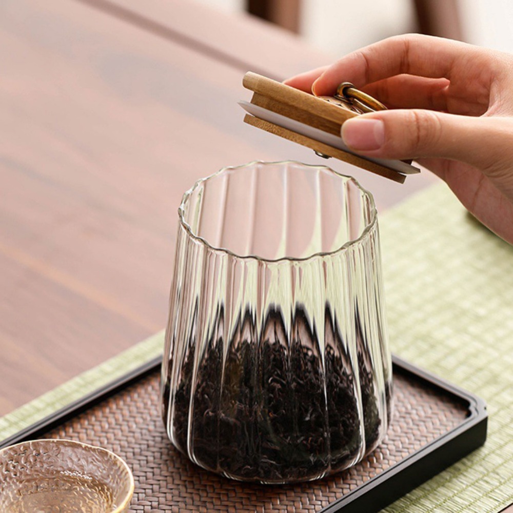 Food Container Kitchen Storage - đánh giá và giá Food Storage Jars With Wooden Lids