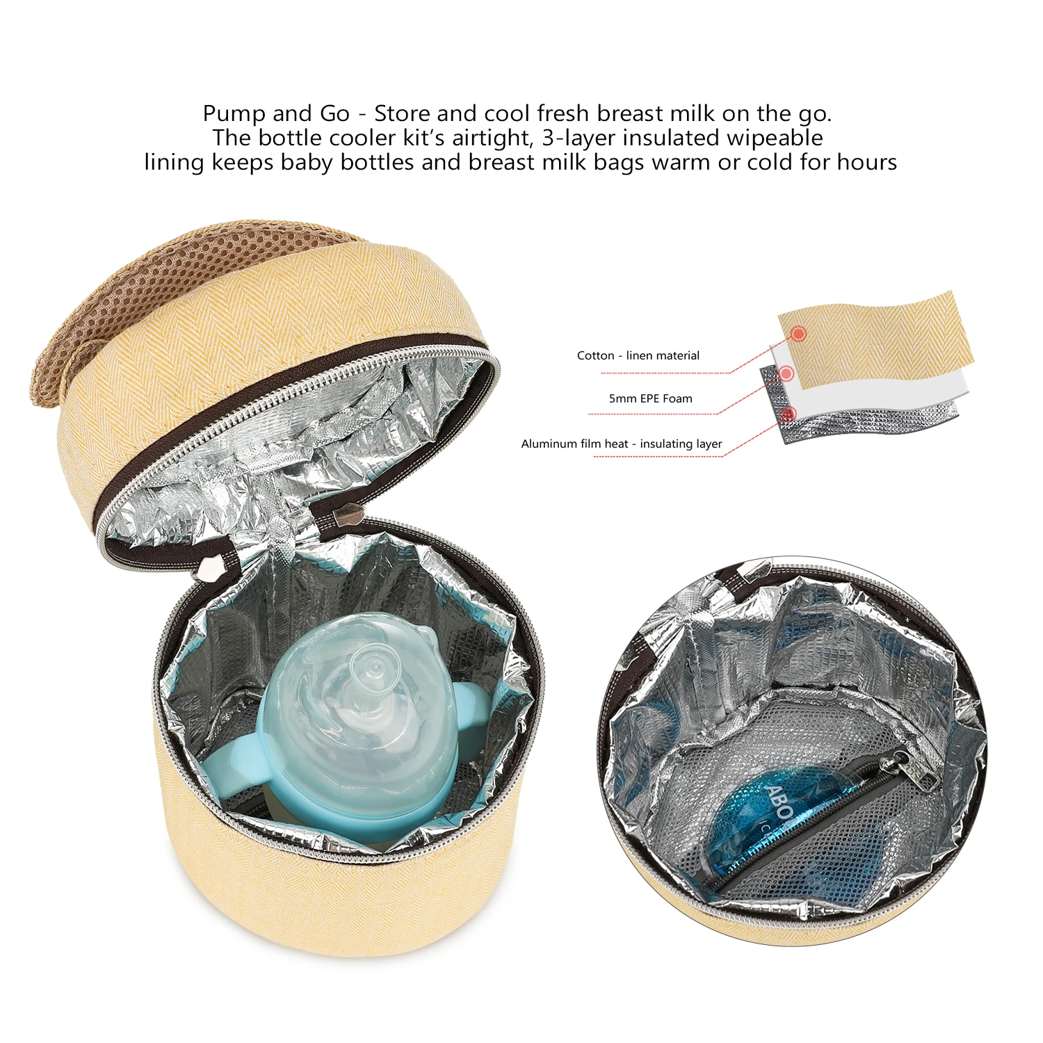 Bottle bag waterproof constant - đánh giá và giá Food Storage For Baby