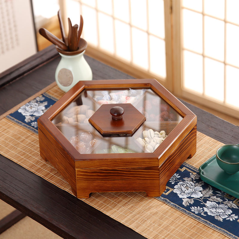 New Wood Candy Biscuit Storage - đánh giá và giá Food Storage Jars With Wooden Lids